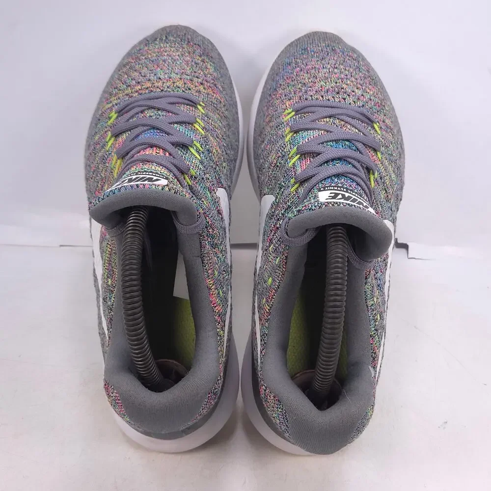 Nike Lunarepic Flyknit 2 Athletic Runnning Shoe Womens Size 8.5 863780-003 Multi